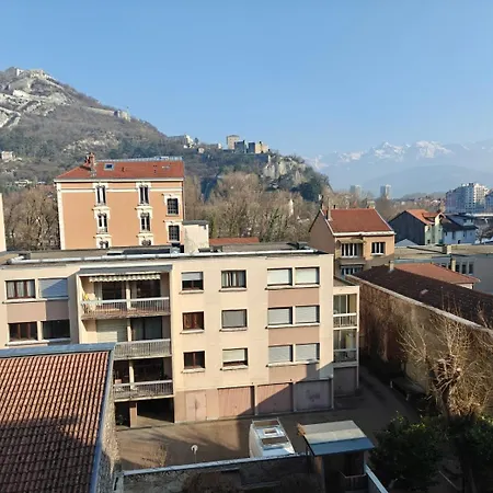 Gare, T2, Vue Bastille Et Belledonne, Climatisation, Neuf Apartman Grenoble
